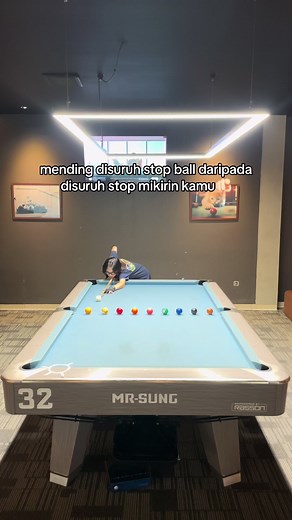 Enjoying Beautiful Billiards on a Modern Pool Table