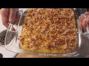 How to make mango coconut pudding