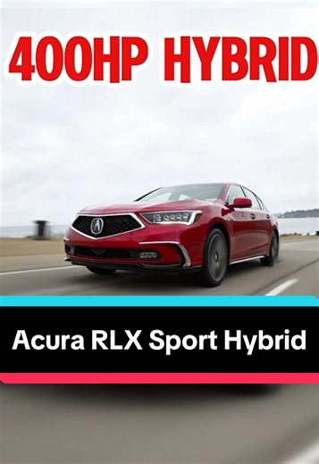 400HP Hybrid Monster: Acura RLX Sport Hybrid 🇯🇵⚡ If you want a full-size luxury flagship that looks completely invisible in the executive parking lot but shares its actual torque-vectoring all-wheel-drive DNA with the legendary Acura NSX supercar, the RLX Sport Hybrid is an absolute engineering masterpiece. It is the definition of a high-tech sleeper 💀🔥. At the heart of the car is a 3.5-liter V6 engine backed by a dual-motor rear unit and an integrated front electric motor. Pumping out a com