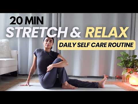 20 MIN STRETCH & RELAX YOGA || Full Body Daily Stretch For Self Care (Yoga With Nancy)