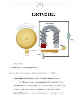 Grade 10 Electrical Technology Strand 2 Electrical Machines Notes