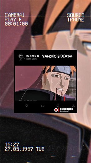 Yahiko's Death #naruto #anime #amv #nagato #yahiko #konan