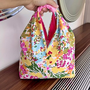 How to sew a simple bag without using a zipper but with only fabric . | Knitting Woman and Embroidery