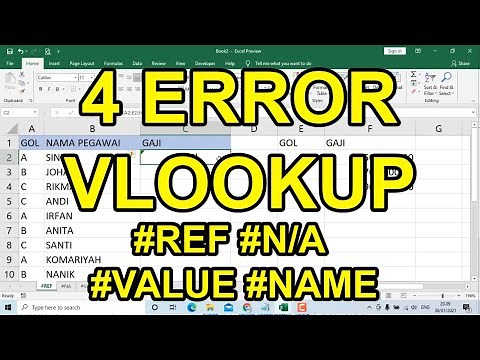 Excel Tutorial: How to Fix VLOOKUP Error #N/A #REFF #VALUE #NAME