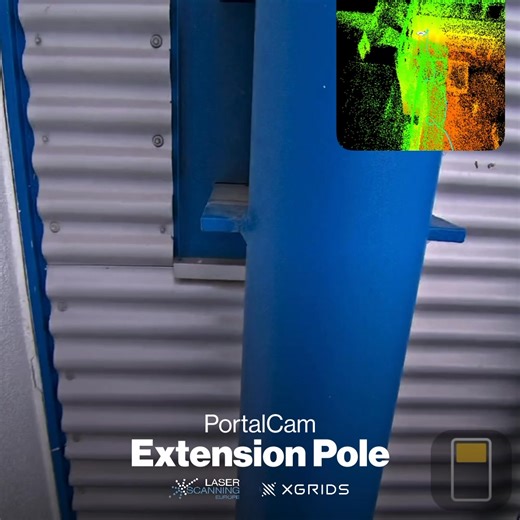 Reach higher with the XGRIDS PortalCam Extension Pole! 🚀 If you work with the XGRIDS PortalCam, you know the struggle: ceilings, facades, or high-altitude installations are not always easy to scan. Ladders or scaffolding take time, limit flexibility, and increase safety requirements. The Extension Pole solves this problem: it extends your reach up to 2 meters, lets you scan from difficult angles, and keeps your workflow fast, safe, and efficient. Key Features: 🔹Maximum length: 2 m 🔹Minimum le