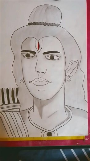 how to draw Ram ji ✨
