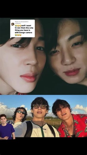 Replying to @sheryle200 that's the true meaning of bongo camera 😄 go watch jk's graduation if you dare and see how tae was desperately trying to take a selfie with an absent minded Jungkook 😜 in jikook we don't force moments, they just presents themselves ❤️ bye #JUNGKOOK #JIMIN #JUNGJI #sugargiver #jikook_is_real