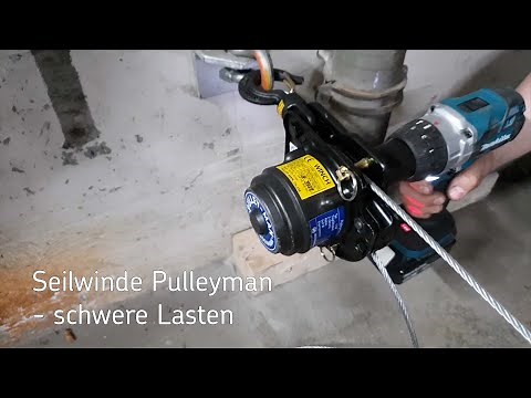 Seilwinde Pulleyman - schwere Lasten