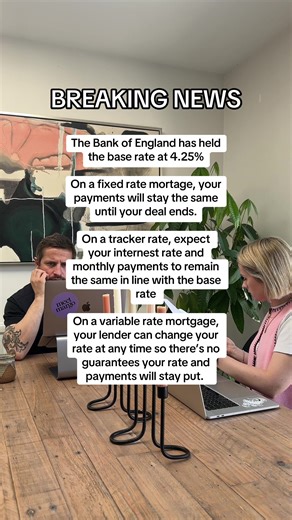 Bank of England Holds Base Rate at 4.25%: What It Means