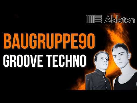 BAUGRUPPE90 Style - Groove Techno Tutorial [​+​Free Project File]