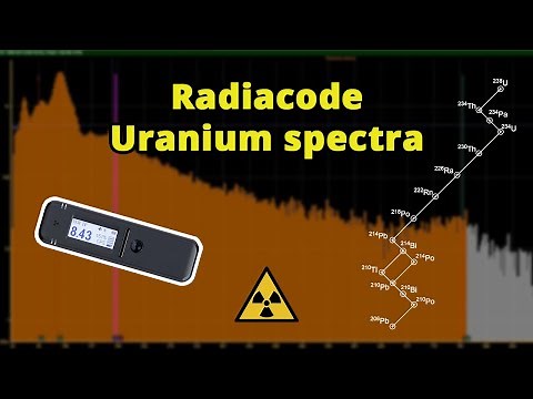 Gamma spectrum analysis with Radiacode - Nuclear chemistry