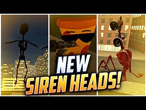 NEW SIREN HEAD NPC PACK IN GARRY'S MOD! Original, Ice, Wood, Blood, Dark & Shadow Siren Head! 4K
