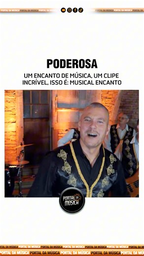 PODEROSA🔥🥰 A música é linda, o clipe incrível...MUSICAL E CANTOR e o Hit PODEROSA Corre lá no YouTube Assistir na íntegra: https://youtu.be/KCqO7oEbn2k SIGA NOSSA HASTAG E RECEBA NOSSAS NOVIDADES: #portaldamusica . . . . . #portaldamusica #bailao #bandasdebaile #bandasdosul #baile #agro #interior #sul #raiz #viral #explore #memes #memesdobailao #musica #bandinha #musicaboa #sertanejo #bailedosul #explorar #bandinhas #rs #sc #pr #onibusdebandas #onibusdeartistas #riograndesosul | Portal da Músi
