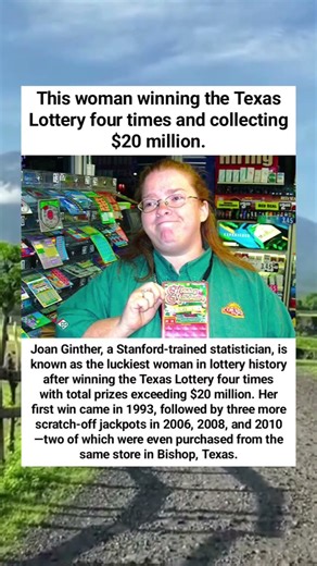 This woman winning the Texas Lottery four times and collecting $20 million