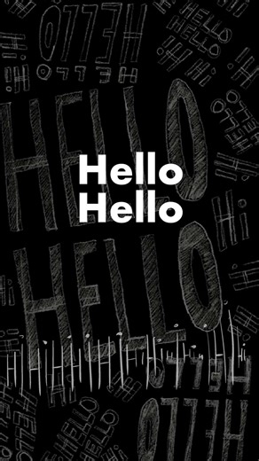 How to say Hi like this: Hello Hello