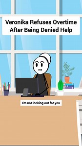 562K views · 10K reactions | Veronika Refuses Overtime After Being Denied Help. #therealveronika #animation #animationmedia #funnyvideo #comedy #reels #animationart #managersbelike #corporatereality #animationvideo #animationstudio #corporate #corporateamerica | Animation Media | Facebook