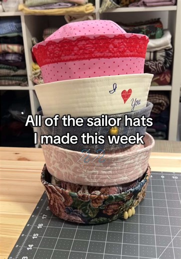 Sailor Hats for Valentine's Day