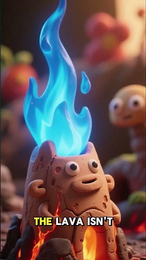 The Only Blue Volcano on Earth 🌋💙 #shorts #volcano #bluelava #kawahijen #indonesia #geology