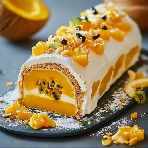 164K views · 474 reactions | Bûche Mangue – Passion – Coco “Tropicale...