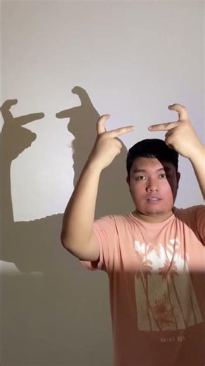 Love is in the air! ❤️ A simple little hand shadow, easy to make, cute for photoshoots! #art