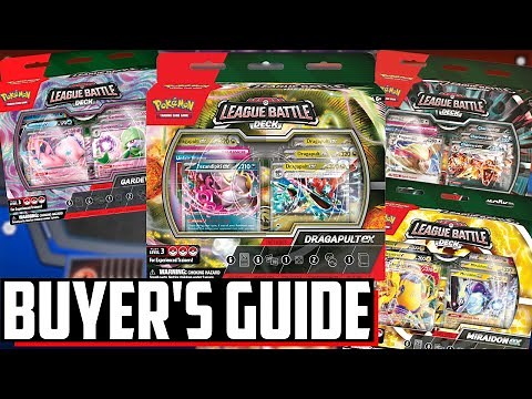 Pokemon TCG League Battle Deck Buyer's Guide! Dragapult ex, Charizard ex, Gardevoir ex, Miraidon ex!