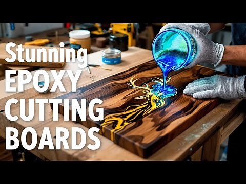 How to Make Stunning Epoxy Inlay Cutting Boards