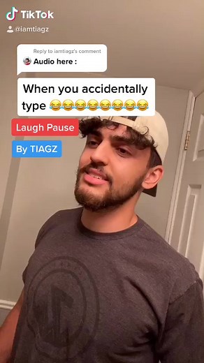 Accidentally Typing Laughter Audio Reply