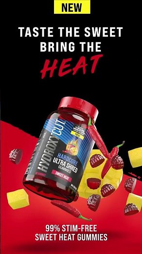 Sweet Heat Gummies That Fit Your Routine | Hydroxycut Hardcore Ultra Shred Available at Walmart!
