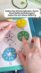 This magnetic fraction book is a genius way to make math visual! 🧲📘 My kids finally get fractions thanks to the colorful, hands-on magnets. Learning feels like play—total win for homeschool or homework! ✨🧮 | Commontly