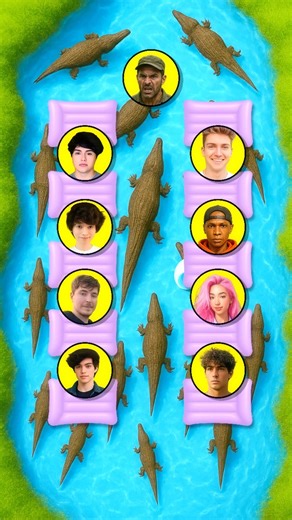 Who Will Escape the Crocodile Pool? 🐊😱