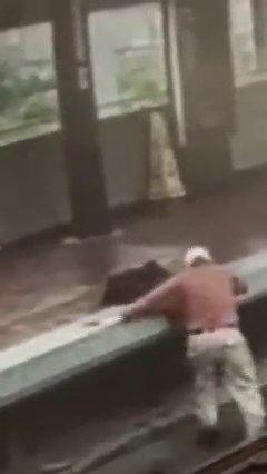 30K views · 254 reactions | A man needed to get from one Metro platform to the other — so he risked his life by jumping onto the tracks and over the electrified third rail. Alarming video caught on Metro security cameras shows a man crossing the tracks of the Eisenhower Avenue station in Northern Virginia on Friday. | NBC Washington | Facebook