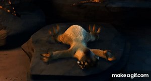 Ice Age 2-  Sid Dance .. Fire King.mp4 on Make a GIF