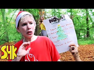 Noah's Lost Christmas List Challenge! SuperHeroKids Funny Family Videos - Videos For Kids