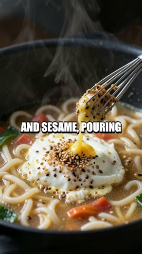 Five Minute Sesame Ginger Egg Drop Noodle Cups