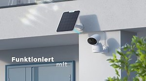 Reolink 4K Solar Überwachungskamera Aussen Akku mit 360° PTZ, Auto-Tracking, Dual Lens, 8MP WLAN Kamera Outdoor, 30m Farbnachtsicht, KI-Erkennung, 2.4/5GHz WLAN, Argus Track+6W Solarpanel