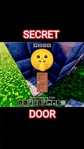 Minecraft Secret Door #minecraft #minecraftsurvivalseriesepisode1 #howtomake
