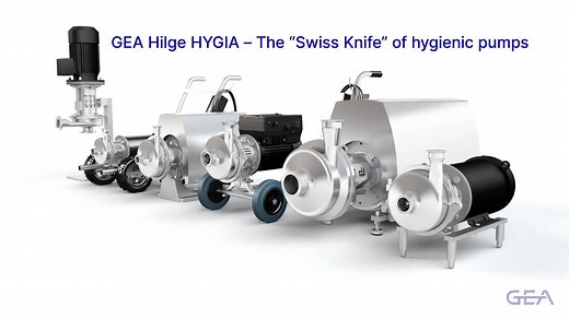 GEA Hilge HYGIA Hygienic Pump Animation