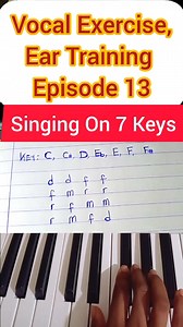 7.3K views · 92 reactions | Vocal Exercise/ Ear Training: Episode 13. #vocalcoach ##pianotutorial #viral #followers #vocalexercise #singers #eartraining #vocaltraining #fyp #viralvideos #instrumental #fypage #for #foryoupage #foryou #trending #hiddentreasuresounds | HiddenTreasure Sounds | Facebook