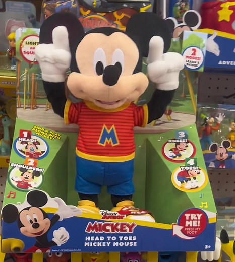 Mickey Mouse Plush Toy Review and Retail Display