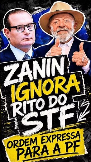 A CRISE NO STF: ZANIN E A ORDEM FORA DO PROCEDIMENTO #justiça #brasil #noticias