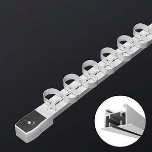 [Hot Item] Factory Price Smart Hidden Electric Curtain Rail Aluminium Recessed Motorized Curtain Track
