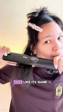 frizzy to straight in 10 minutes #stryv #airsleek #hairstyle