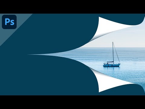 Curled Paper Page Turn Effect | Photo Reveal Effect | PHOTOSHOP TUTORIAL