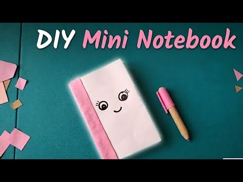 Diy mini notebook / how to make mini notebook / how to make diy mini notebook at home /