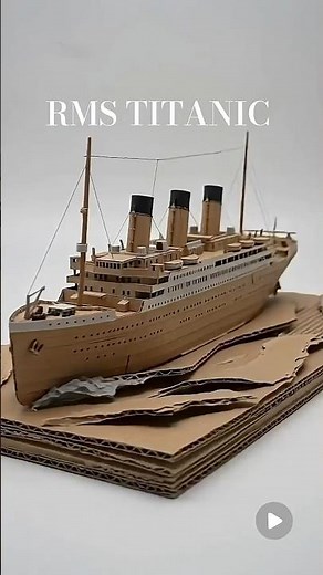 The Ultimate Cardboard RMS Titanic: A Hyper-Realistic DIY Build🚢⛴️🛳️