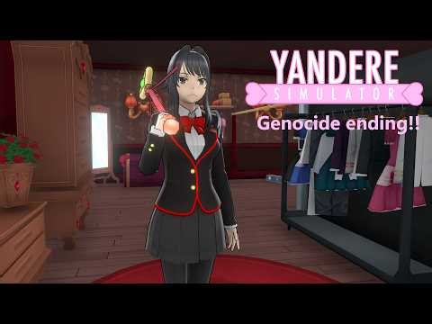 First Genocide Ending!!! | Yandere Simulator