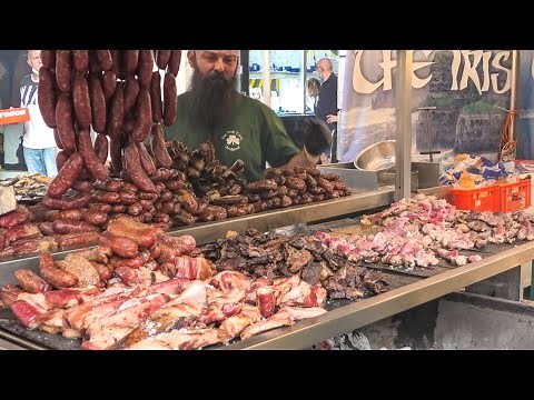 Italian Street Food Festival. Huge Beef Grills, Roasts, Burgers and Sausages.