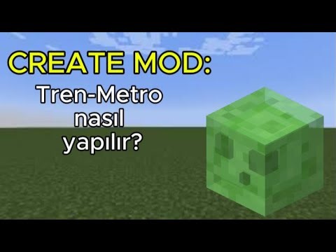 Minecraft Create Mod: Tren / Metro nasıl yapılır
