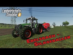 LS19 - Ebelsbach by AGI - Silageballen pressen und wickeln