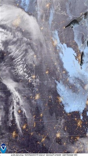 North Mississippi Valley Dec 11 2025 Weather Timelapse #weathertoday